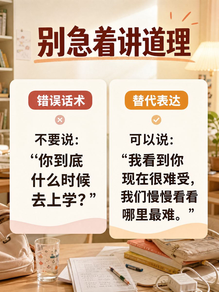 先别急着讲道理
