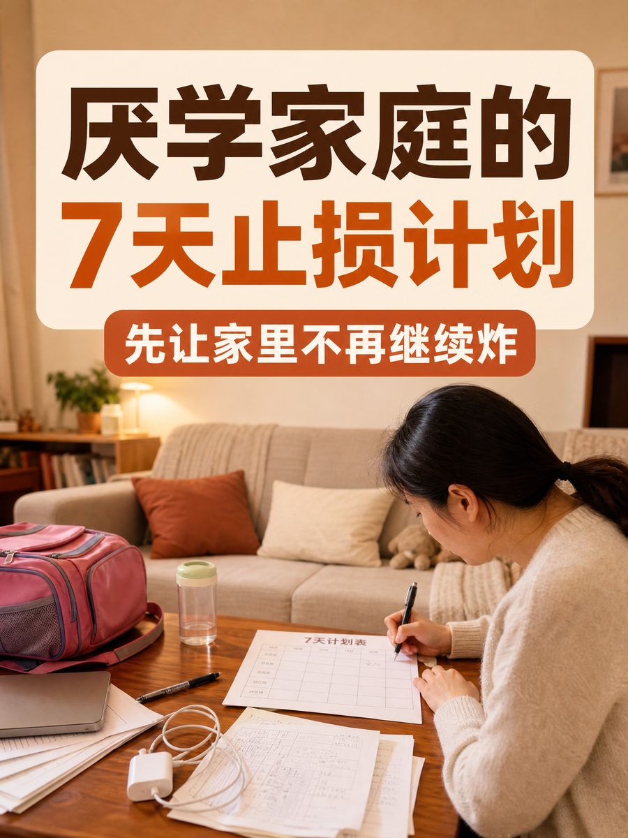 厌学家庭的7天止损计划配图